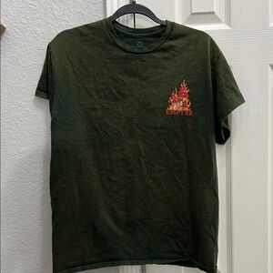 Empyre Green Short‎ Sleeve Tee with Graphic